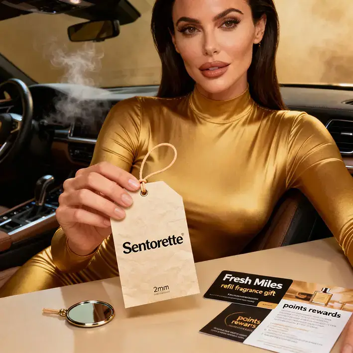 Programma fedeltà officina con refill di fragranze e profumatori auto in omaggio – incentivo al ritorno e fidelizzazione﻿﻿